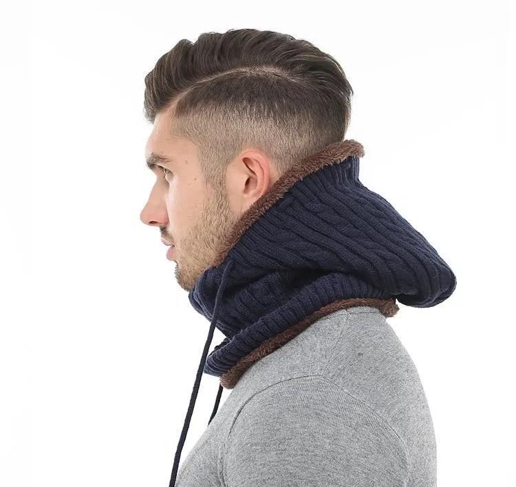 AETRUE Knitted Wool Hood