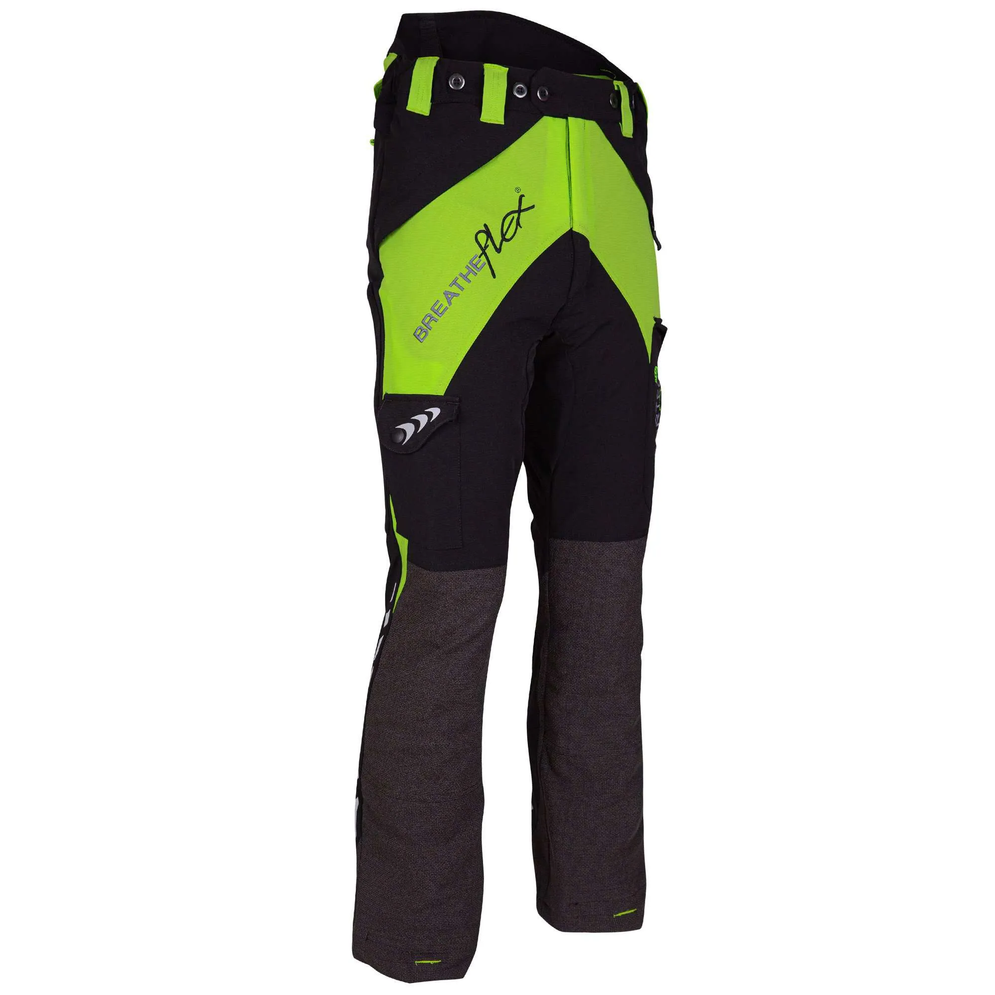 AT4015 Breatheflex Chainsaw Pants Design A Plus Class 1 - Lime