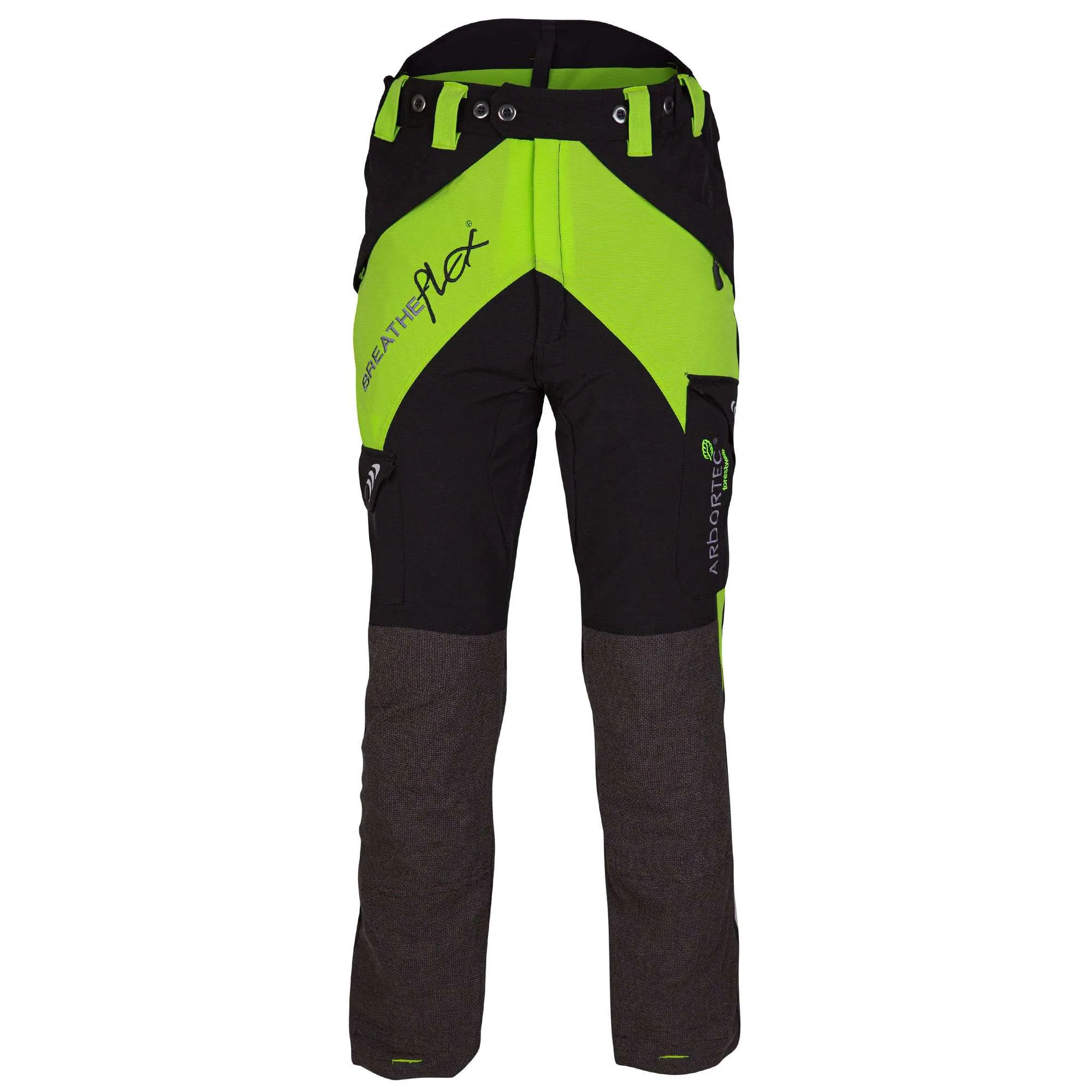 AT4015 Breatheflex Chainsaw Pants Design A Plus Class 1 - Lime