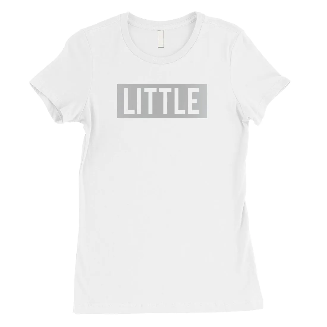 Big Little Boxed-SILVER Womens T-Shirt Classic Peaceful Best Gifts