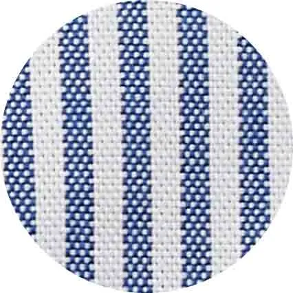 Blue White Stripe Classic Fit Button-Down Shirt