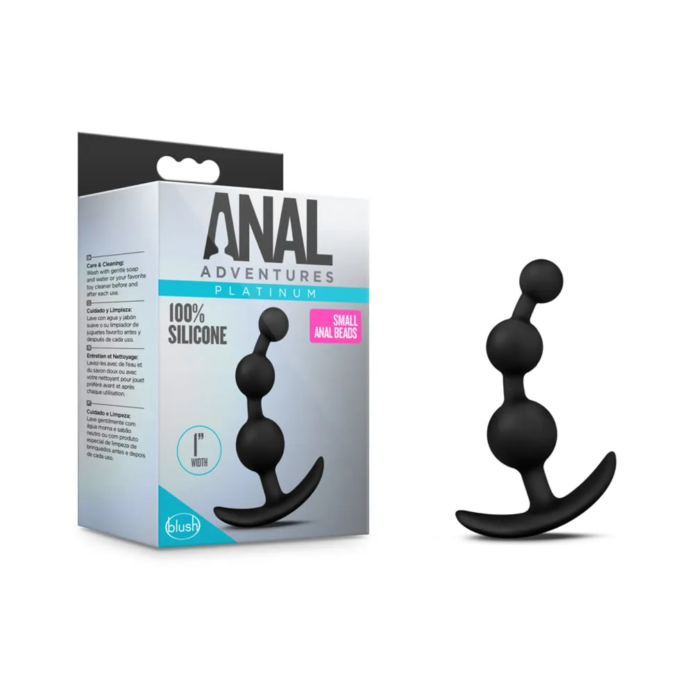 Blush Anal Adventures Small Beads - Black