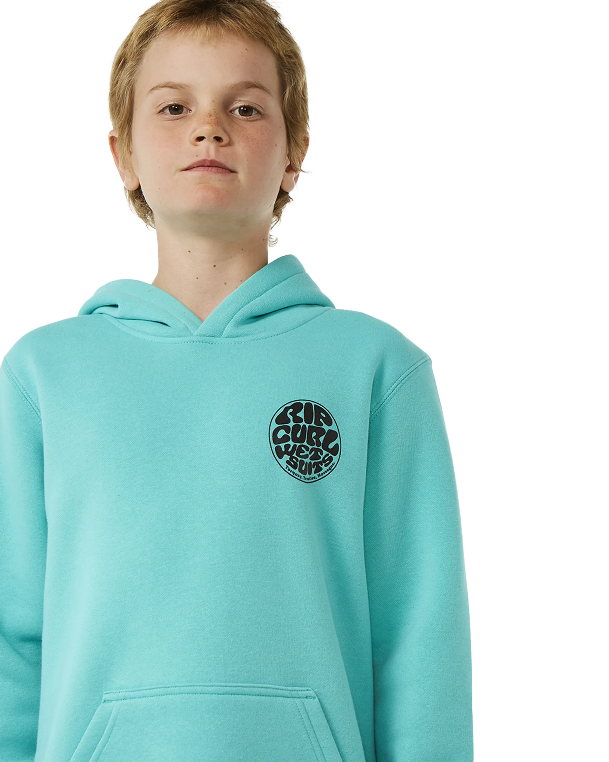 Boys Wetsuit Icon Hoodie in Aqua