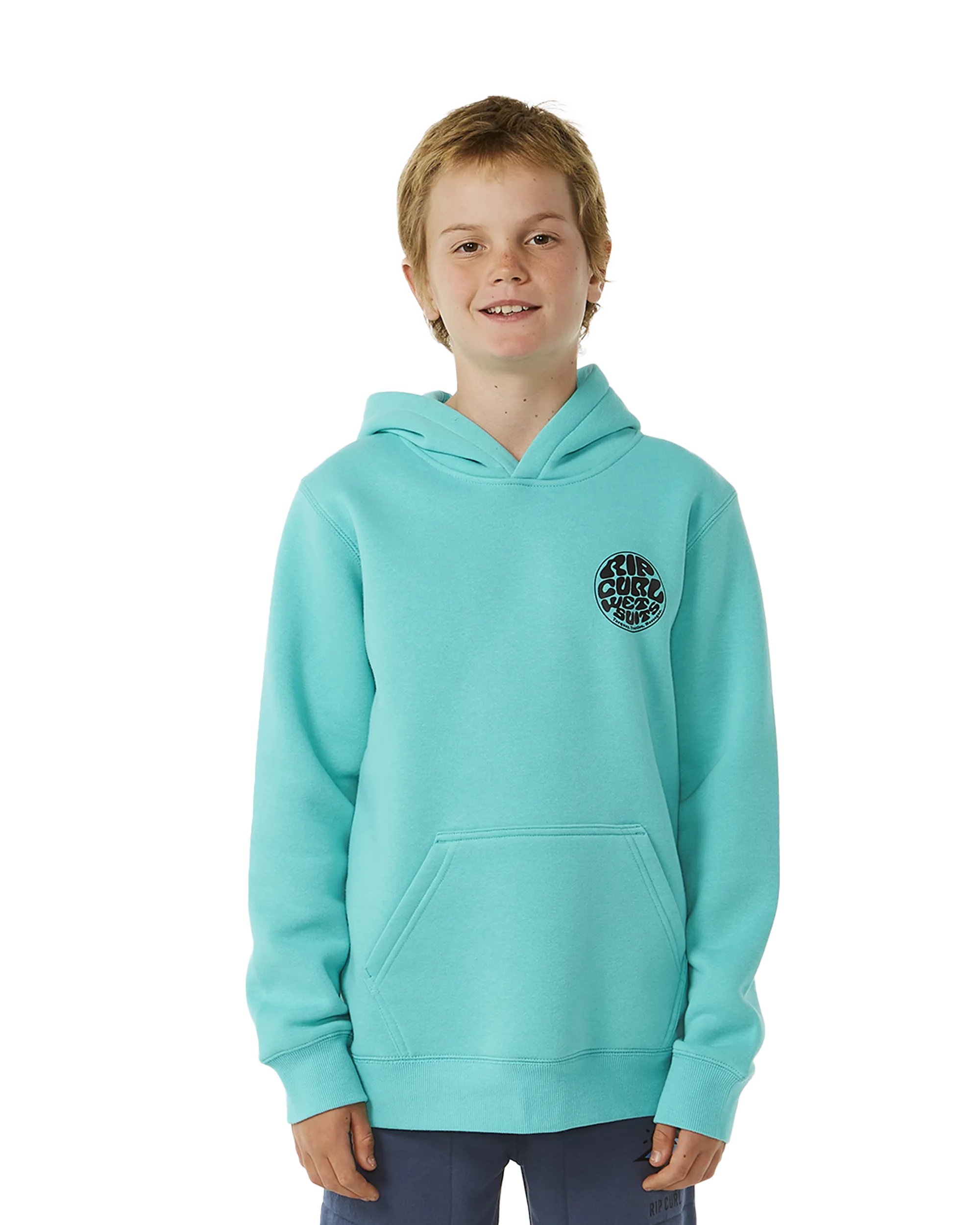 Boys Wetsuit Icon Hoodie in Aqua