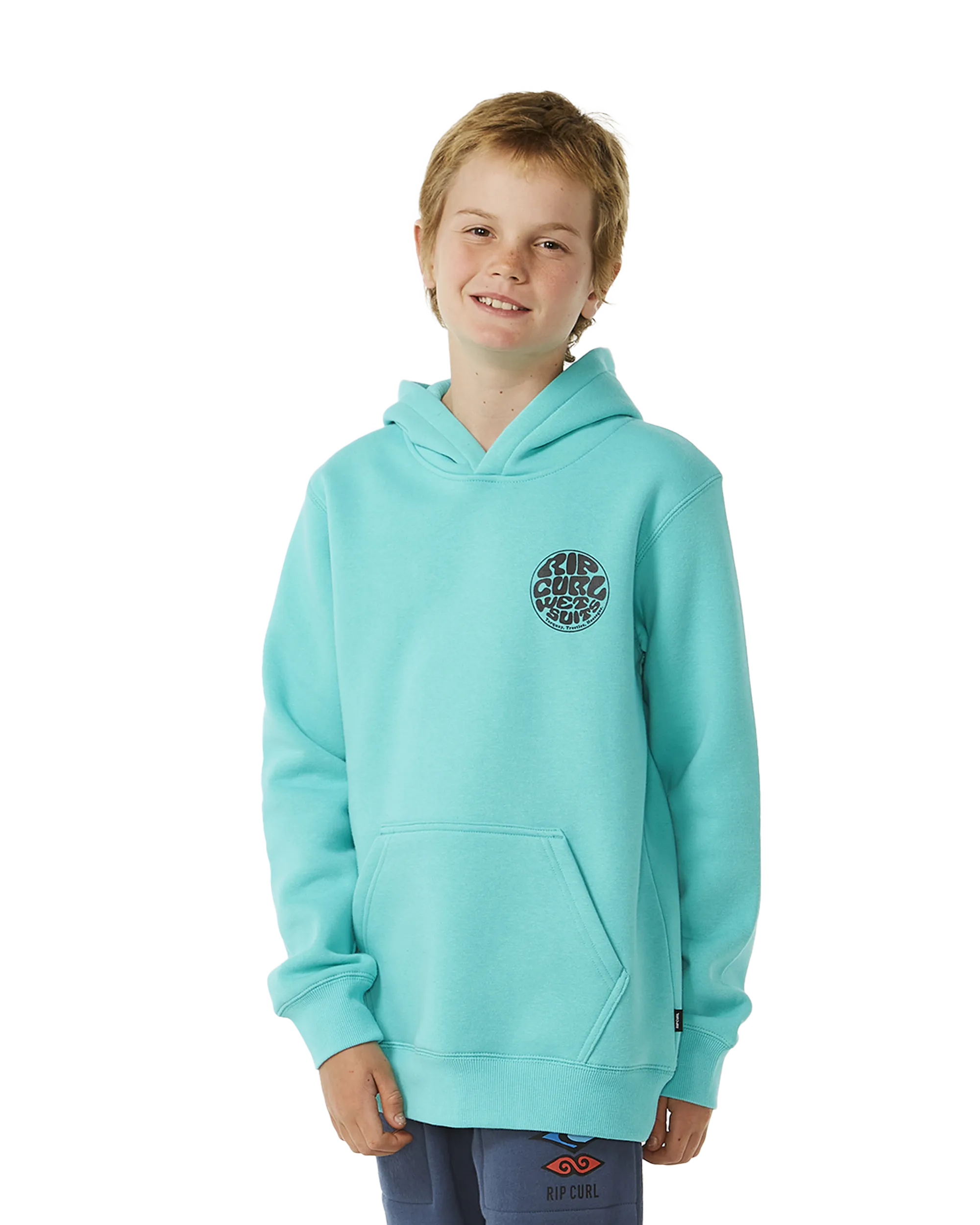 Boys Wetsuit Icon Hoodie in Aqua