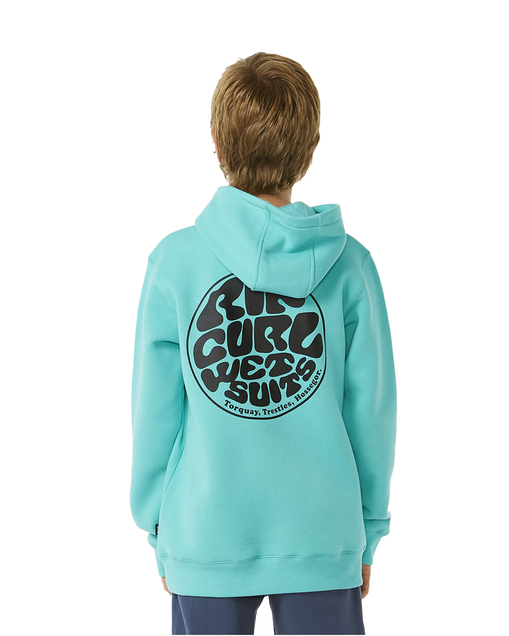 Boys Wetsuit Icon Hoodie in Aqua