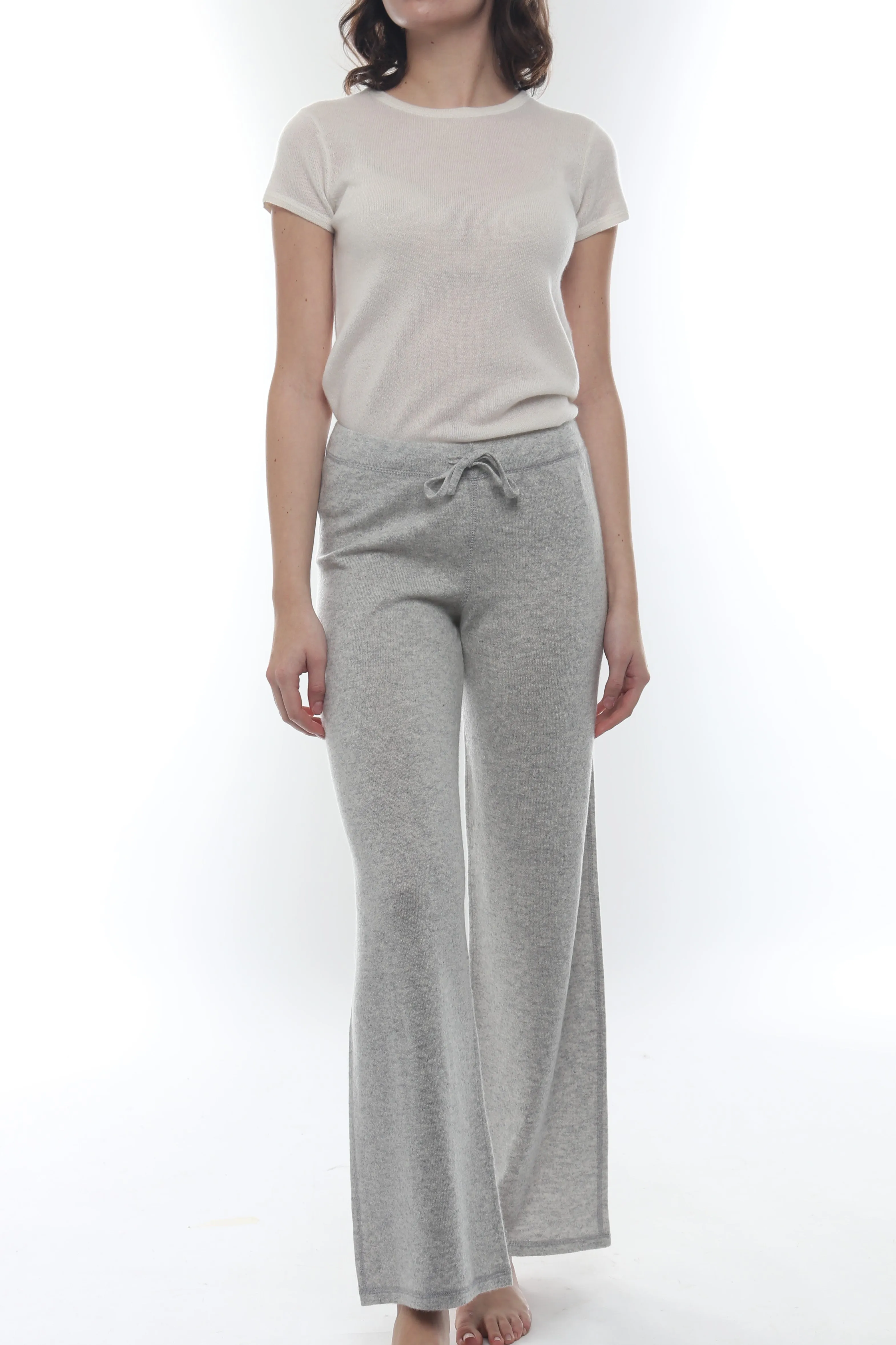 Cashmere Drawstring Knit Pant