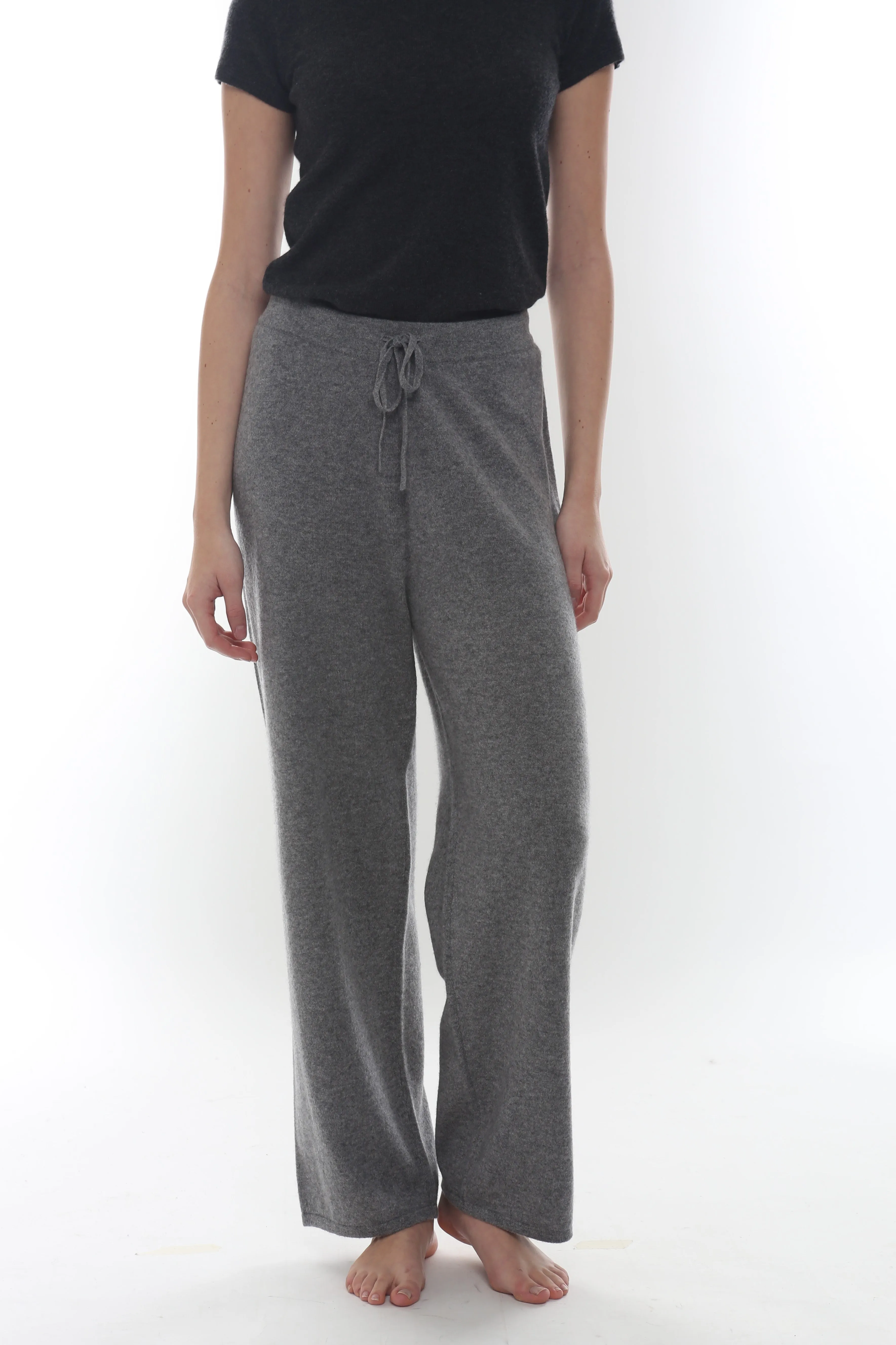 Cashmere Drawstring Knit Pant