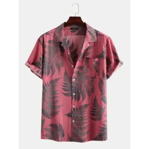 Classic Cotton Blend Printed Casual Shirts for Men