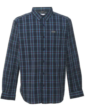 Columbia Navy. Red & Blue Checked Shirt - L