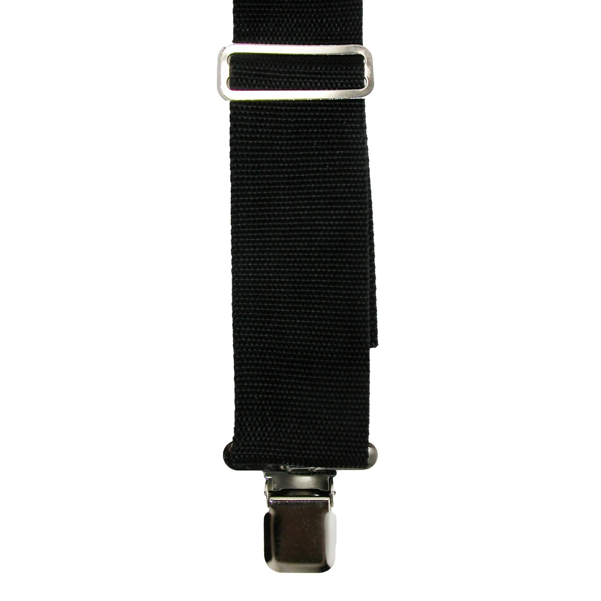 CTM® Men's Big & Tall Elastic Work Clip-End Suspenders