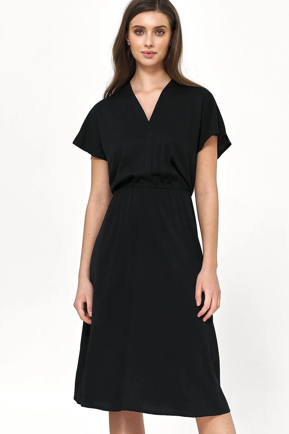 Effortless Elegance Viscose Wrap Dress