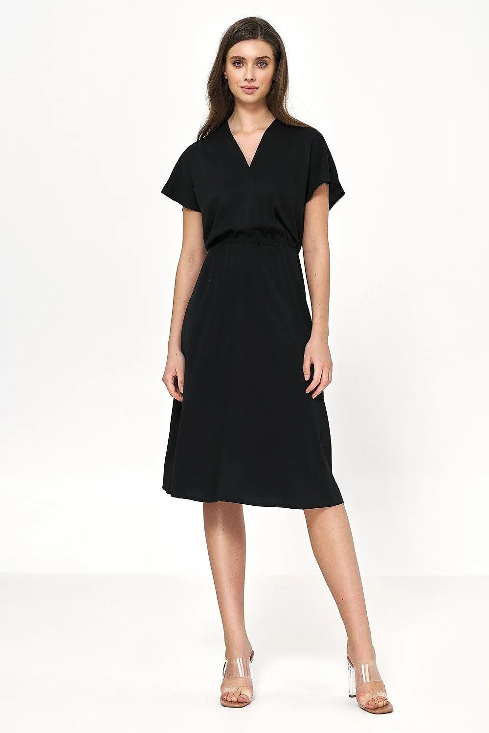 Effortless Elegance Viscose Wrap Dress