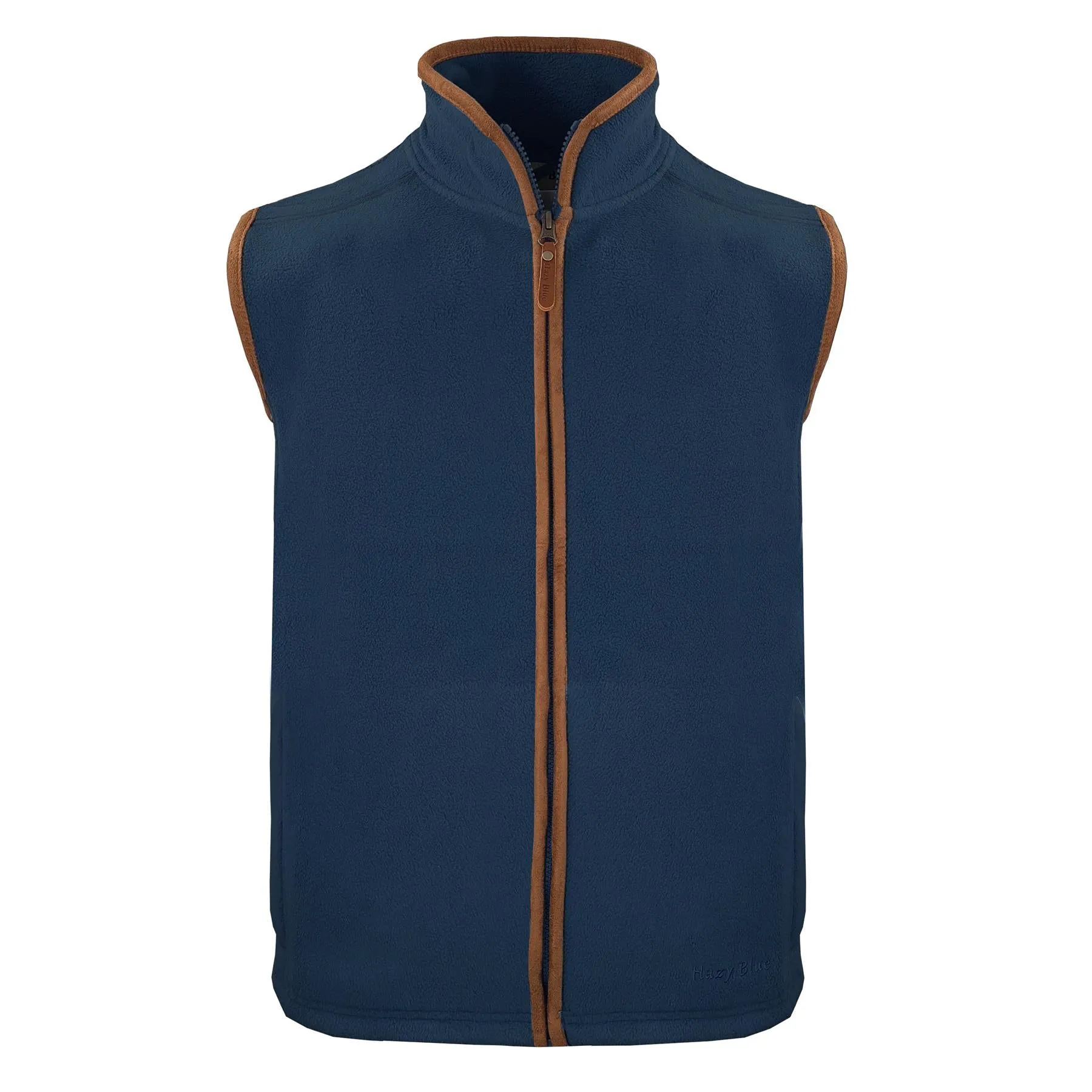 Hazy Blue Mens Fleece Waistcoat Gilet Bodywarmer - Bentley