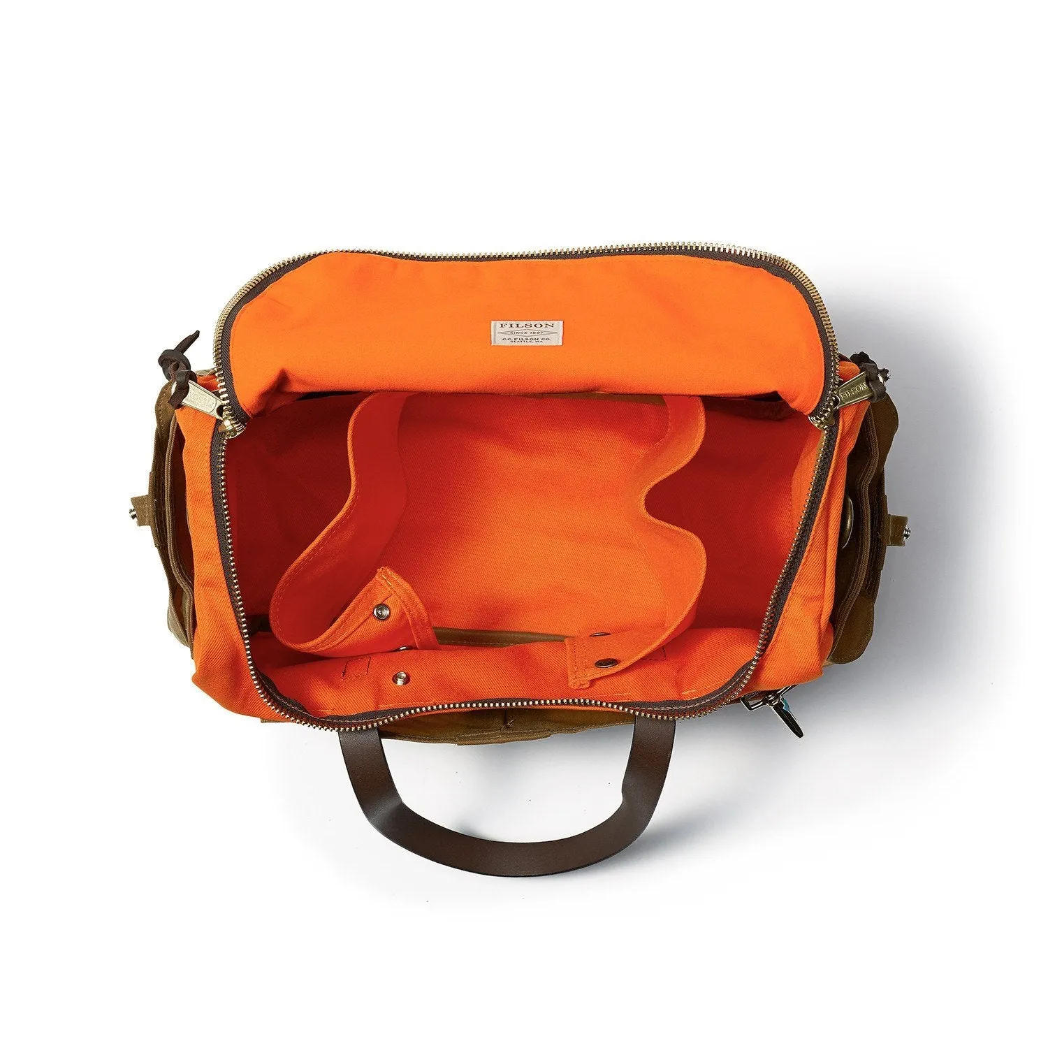 Heritage Sportsman Bag Orange-Dark Tan