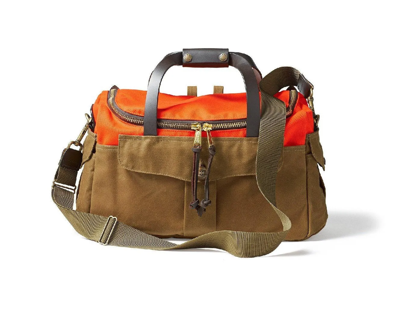 Heritage Sportsman Bag Orange-Dark Tan