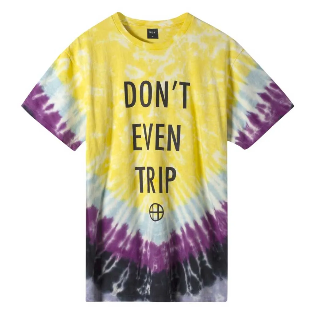 Huf Don't Even Trip S/S Tee - Yellow