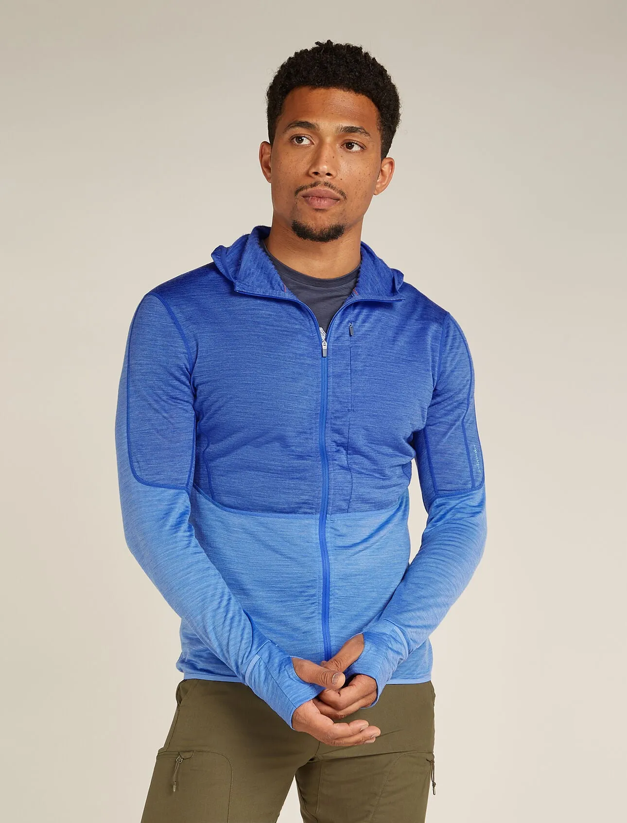 Icebreaker Merino Blend 200 Realfleece Descender LS Hoodie (Men's)