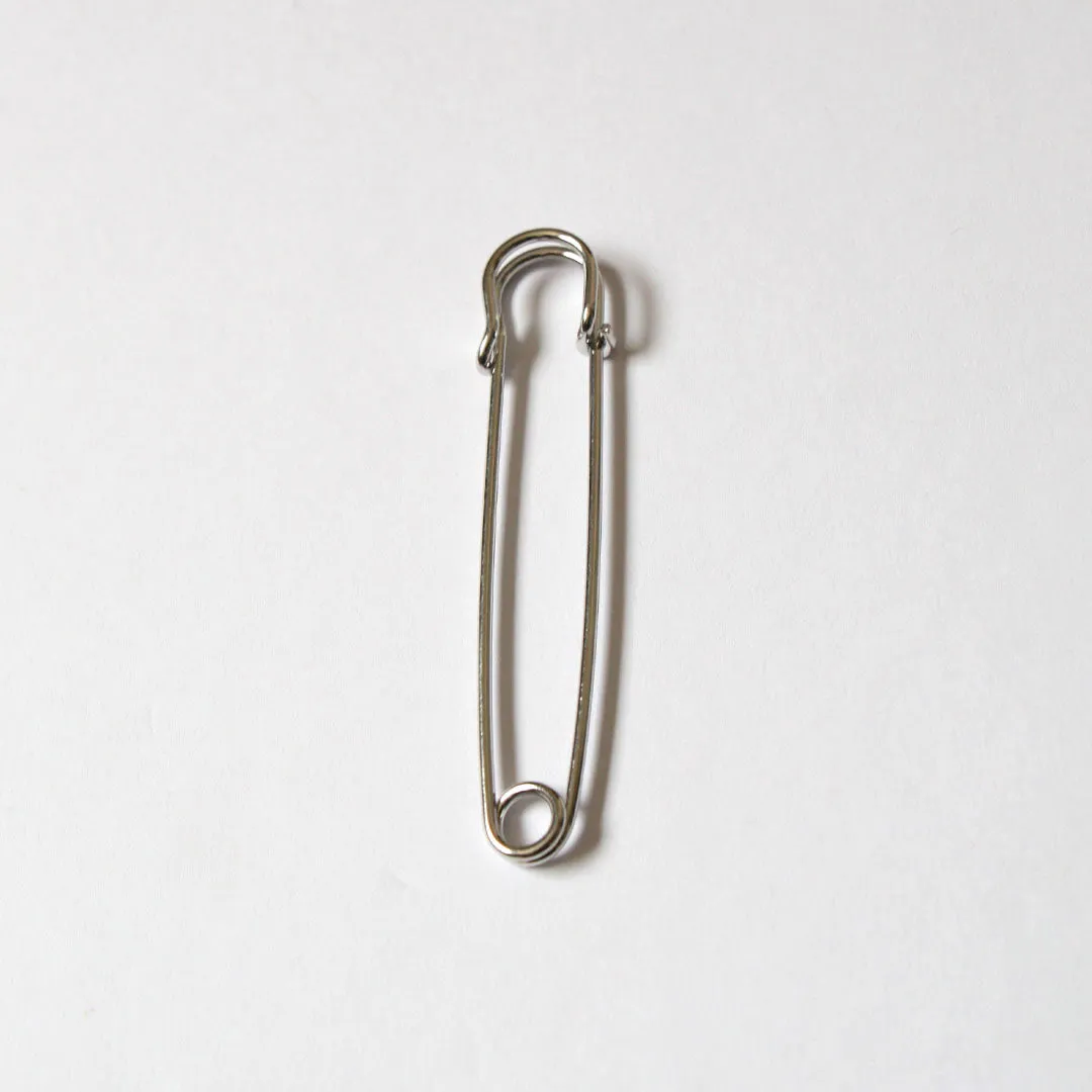 Kilt Pin Shiny Silver - 10cm (4")