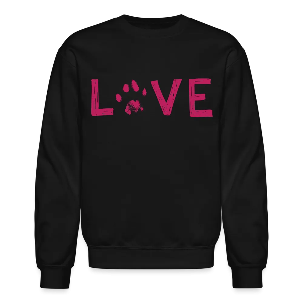 Love Pawprint Crewneck Sweatshirt