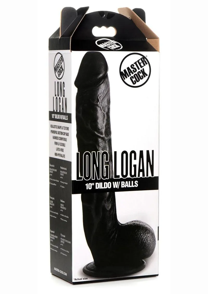 Master Cock Long Logan Dildo with Balls