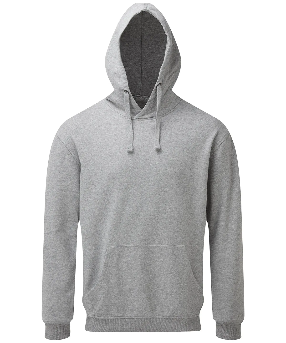 Mens coastal vintage wash loop back hoodie | Heather Grey