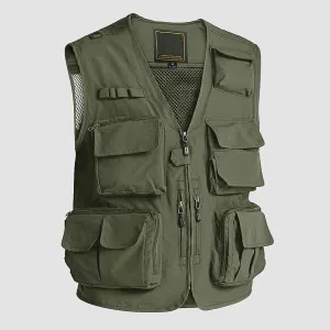 Men's Outerwear Tactical Vests Cargo Vest with Pockets