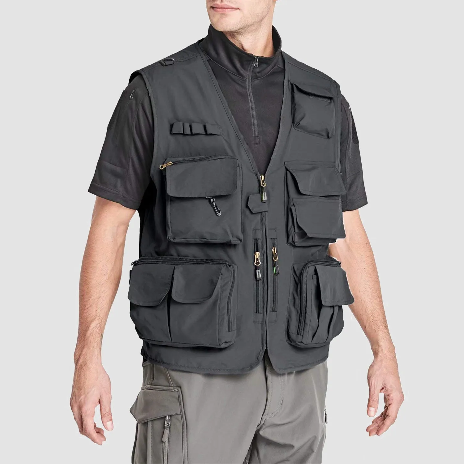 Men's Outerwear Tactical Vests Cargo Vest with Pockets