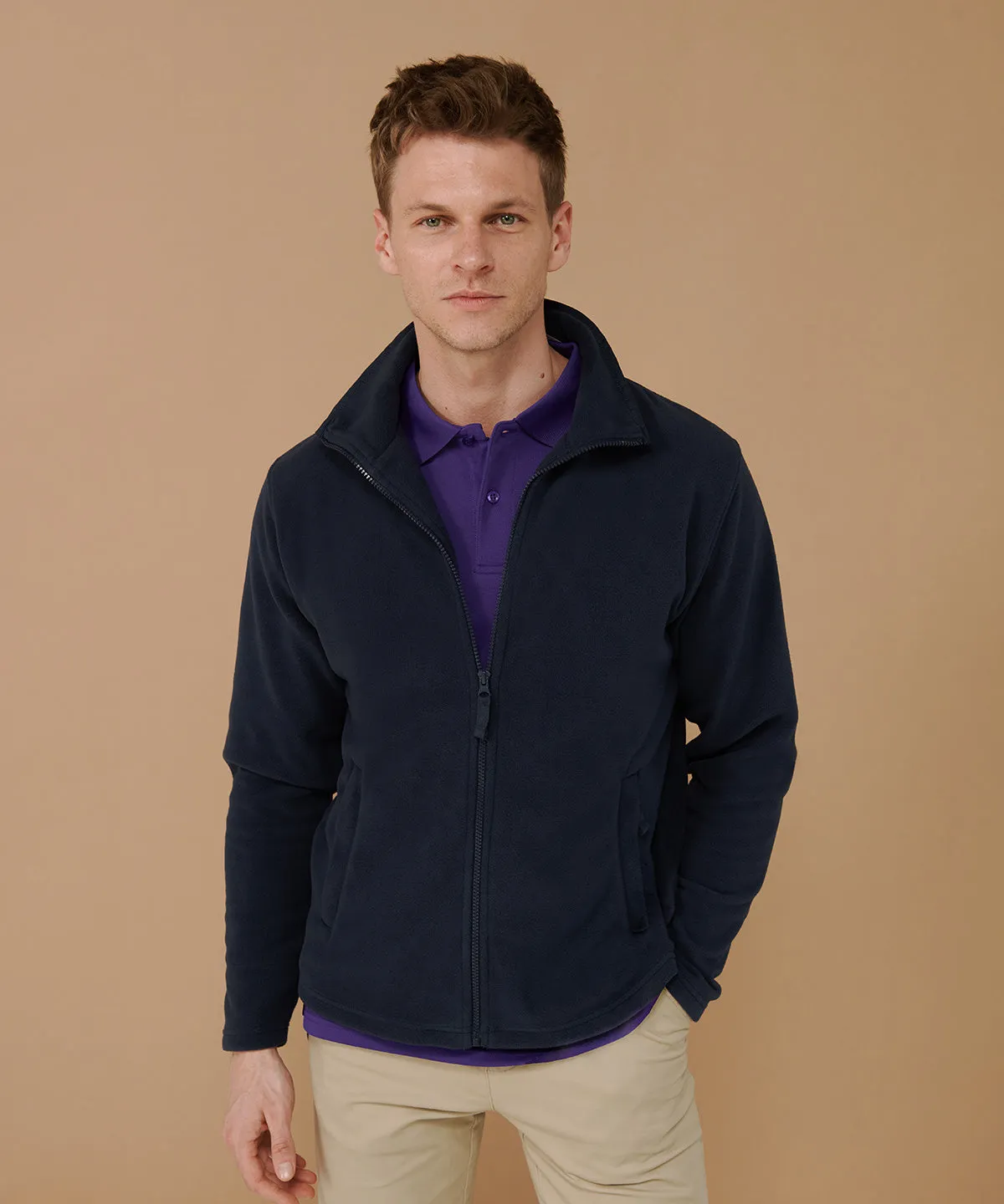 Microfleece jacket | Purple