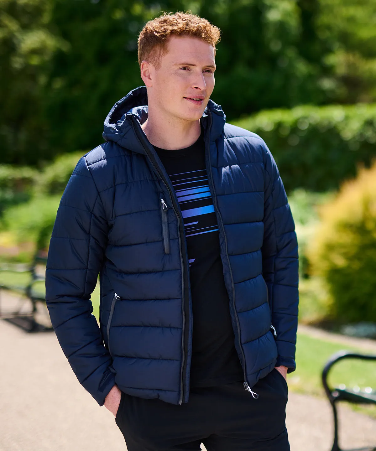 Navigate thermal hooded jacket | Navy/Seal