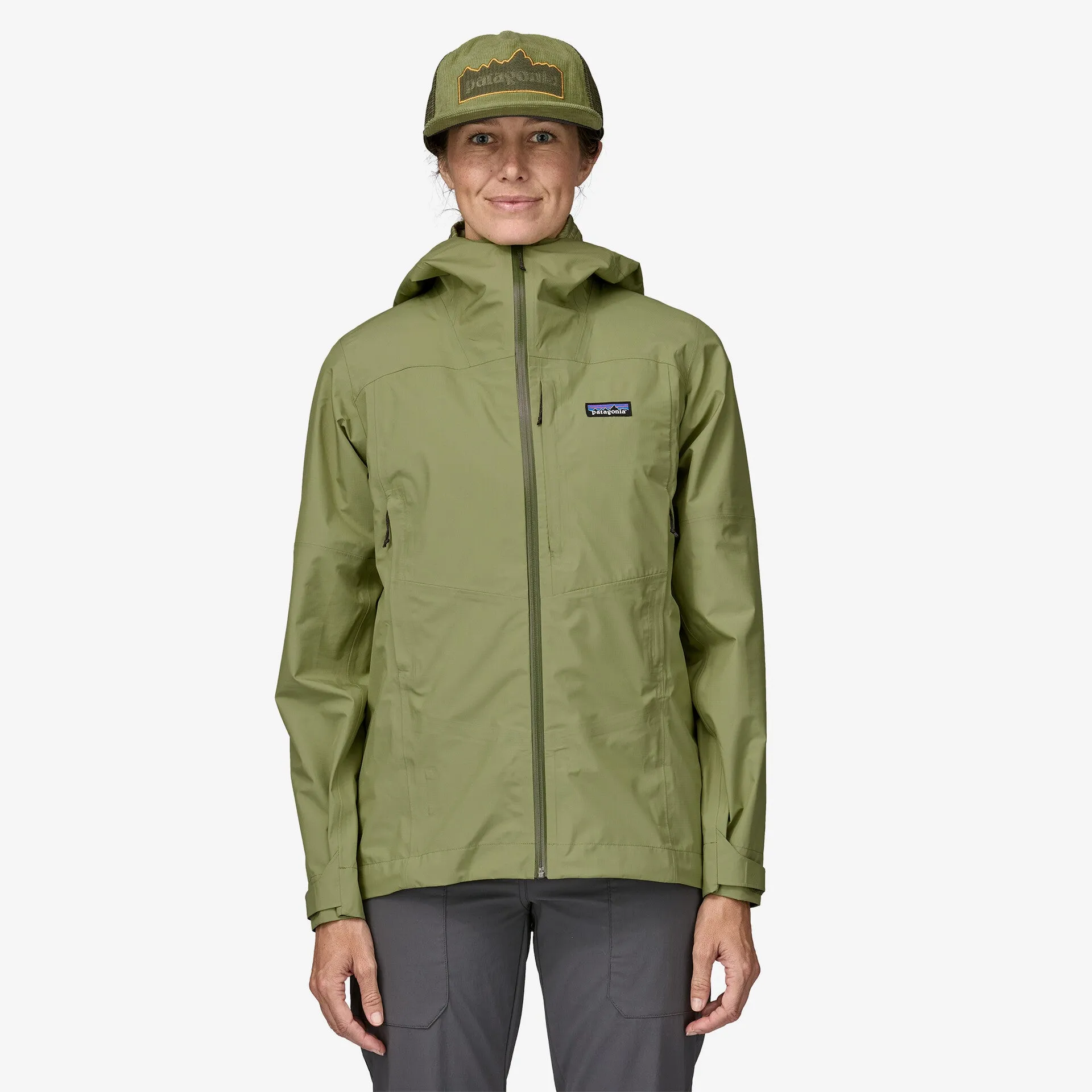 Patagonia Women's Boulder Fork Rain Jacket - Buckhorn Green