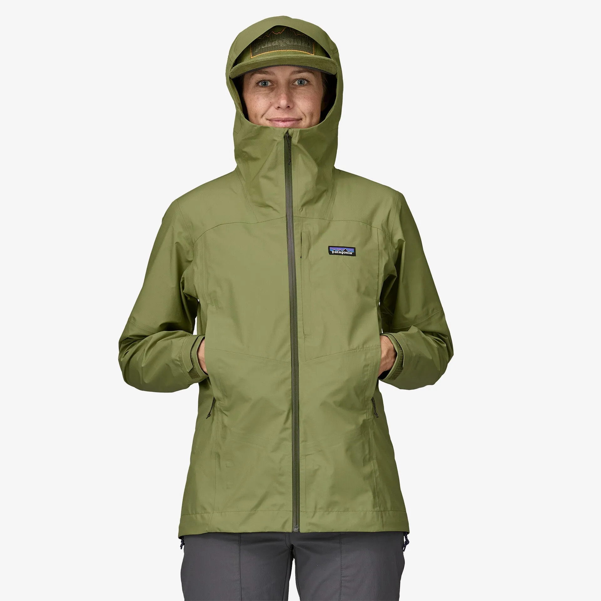 Patagonia Women's Boulder Fork Rain Jacket - Buckhorn Green