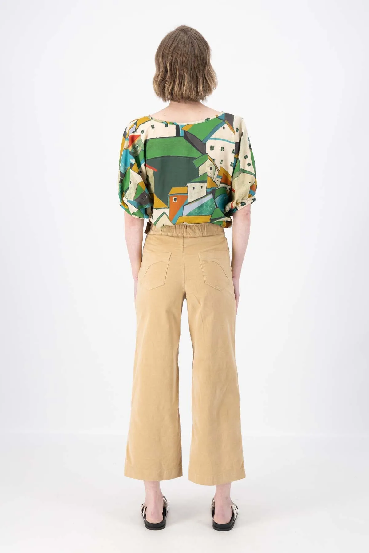 Peggy Fine Cord Pants Beige