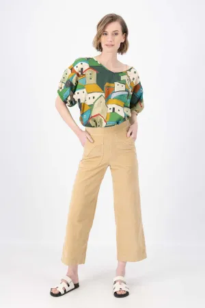 Peggy Fine Cord Pants Beige