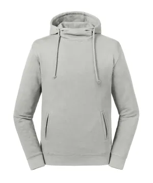 Pure organic high collar hooded sweatshirt | Stone