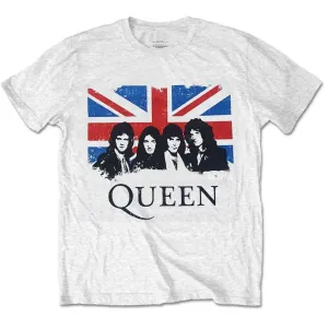 Queen Kids T-Shirt - Union Jack - White