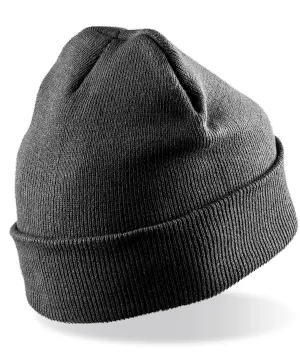 Recycled woolly ski hat | Charcoal Grey