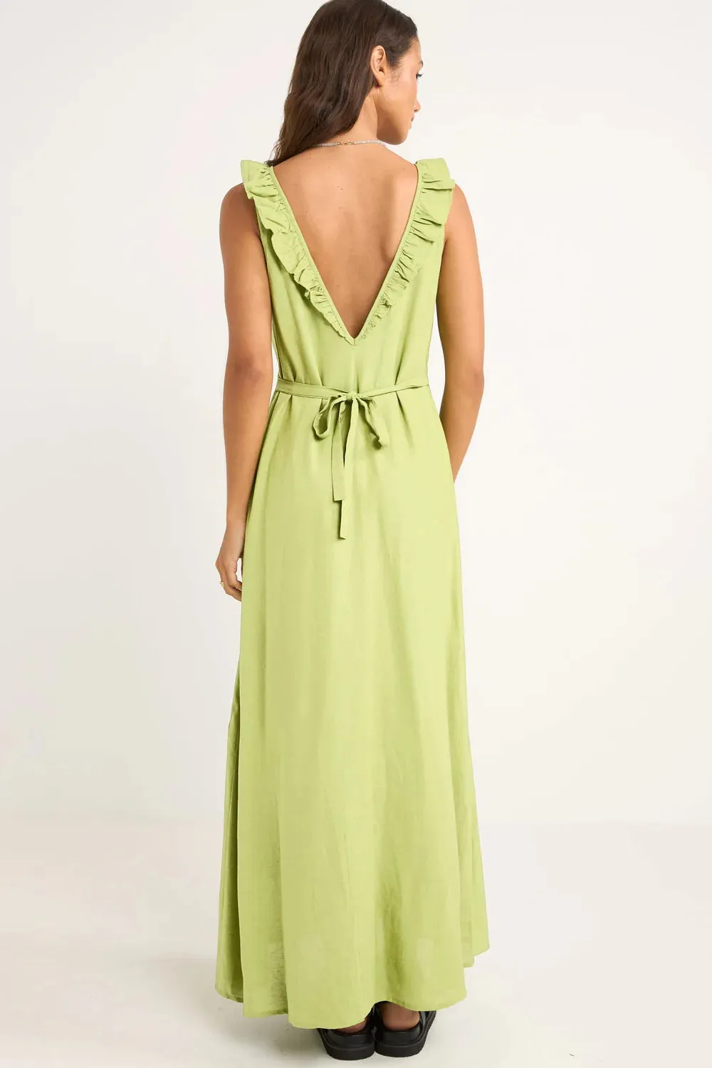 Rhythm Mila Ruffle Maxi Dress