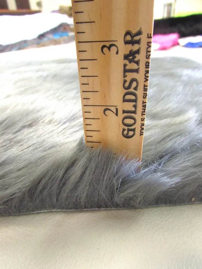 Short Shag Faux Fur Fabric / Latte / Sold By The Yard