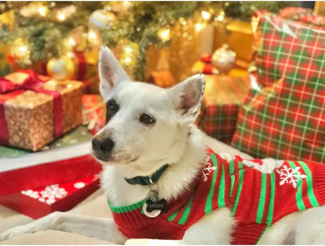 Snowman sweaters new year dog sweater christmas Sweater clothes Dog Snow Sweaters Snowman Sweaters Xmas Dog Holiday Sweaters New Year Christmas Sweater Pet Clothes for Small Dog and Cat(Snowman,Xxl)