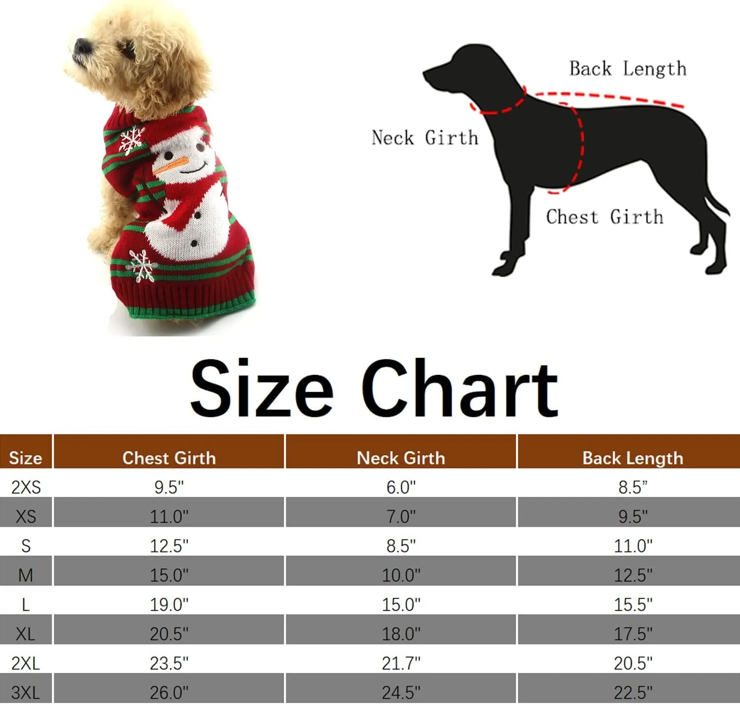 Snowman sweaters new year dog sweater christmas Sweater clothes Dog Snow Sweaters Snowman Sweaters Xmas Dog Holiday Sweaters New Year Christmas Sweater Pet Clothes for Small Dog and Cat(Snowman,Xxl)