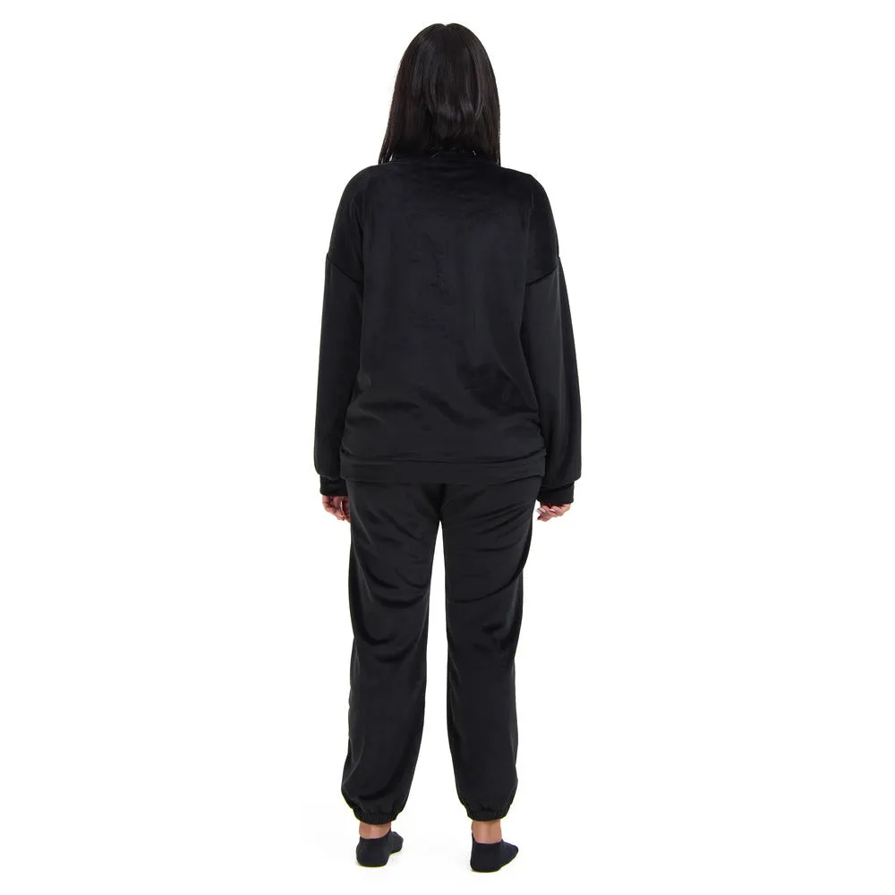 Snuggs women winter pajama Black Set