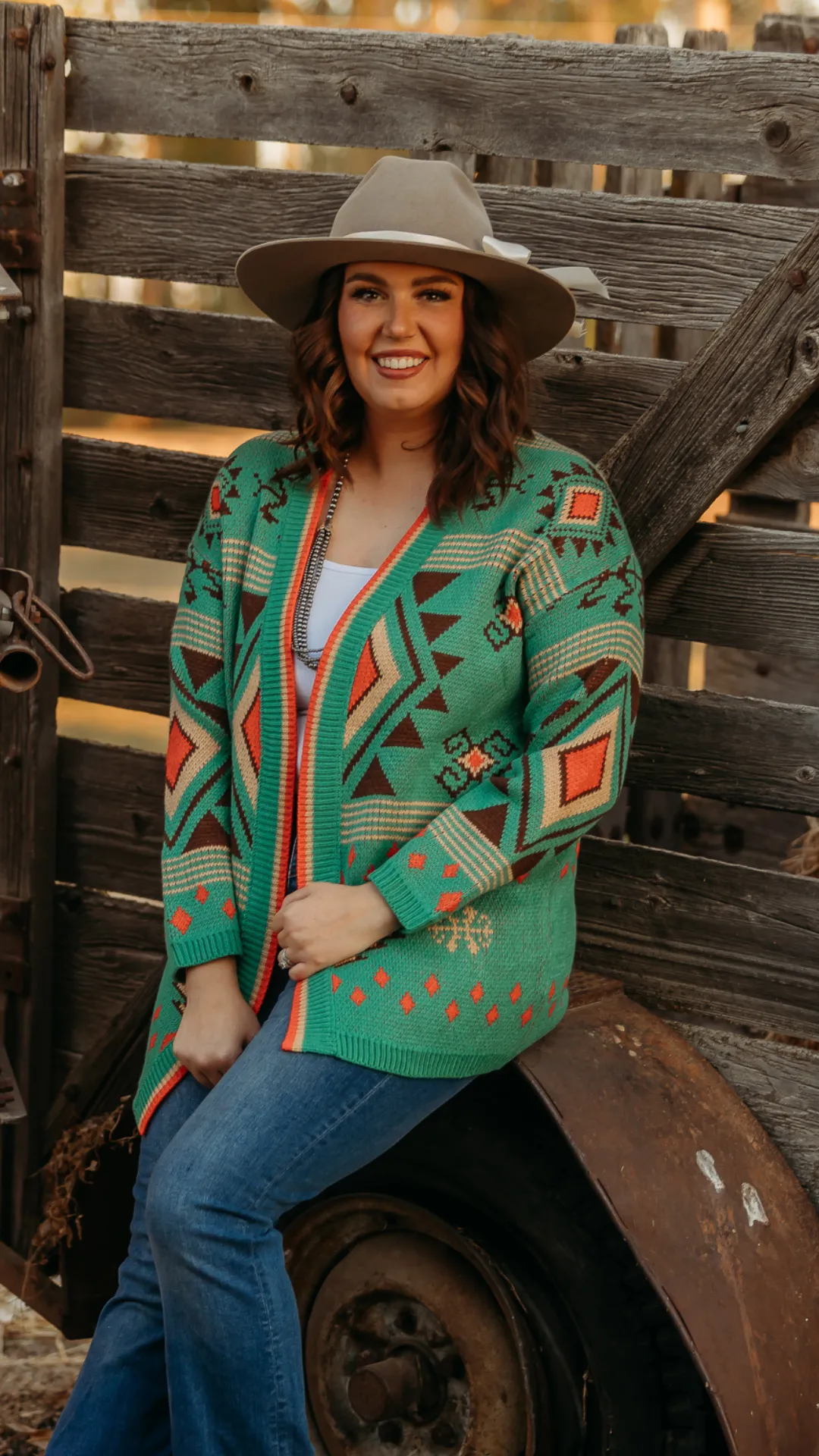 The Tania Teal Cardigan