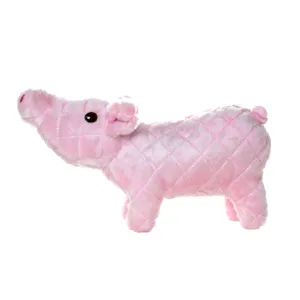 Tuffy Dog Toys - VIP Products - Mighty Farm Piglet, Plush, Squeaky Dog Toy