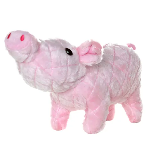 Tuffy Dog Toys - VIP Products - Mighty Farm Piglet, Plush, Squeaky Dog Toy