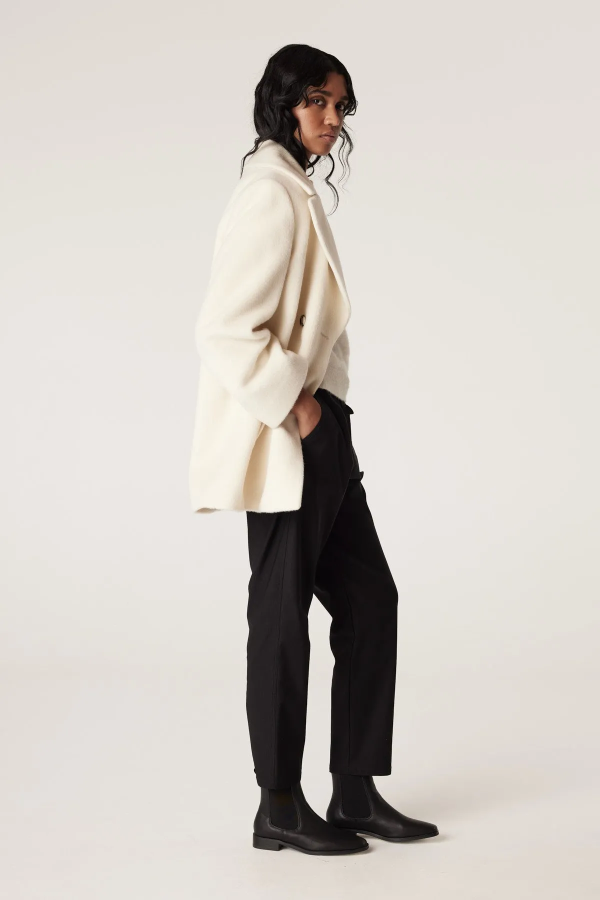 Vicuna Coat - Winter White