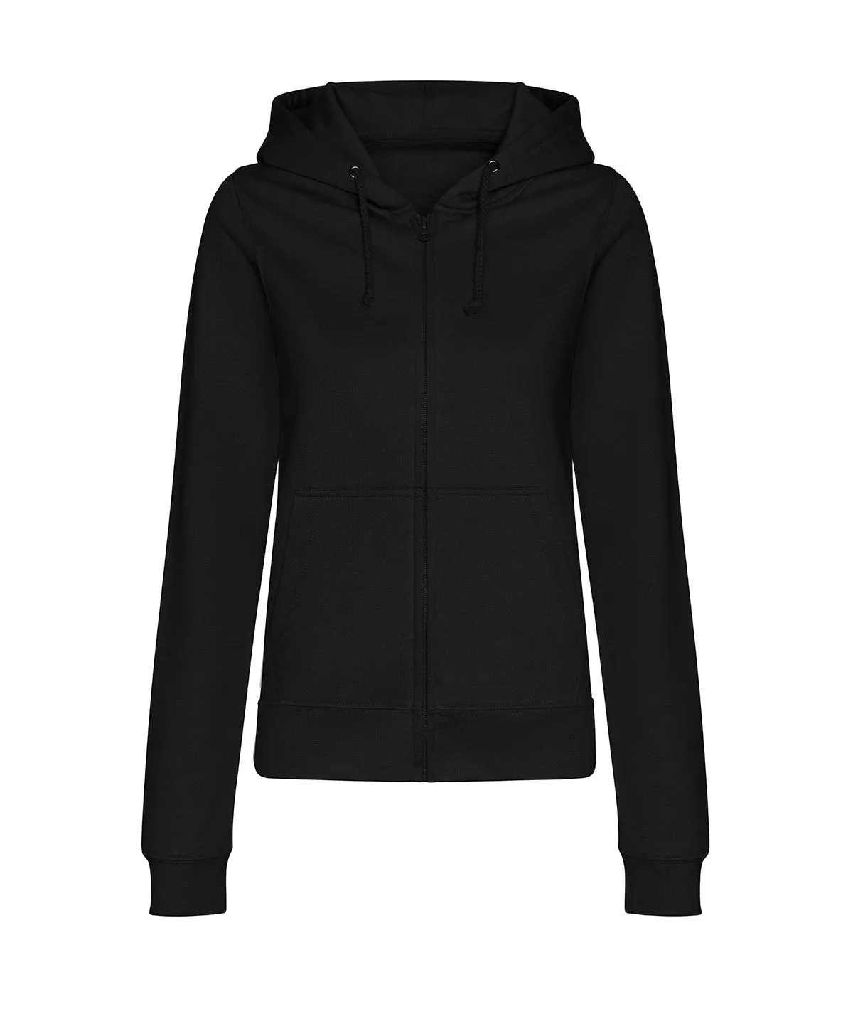 Womens college zoodie | Deep Black