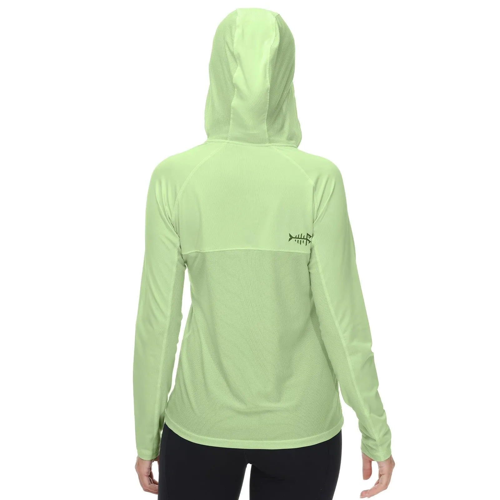 Women’s UPF 50  Long Sleeve Hoodie Half Zip Shirt