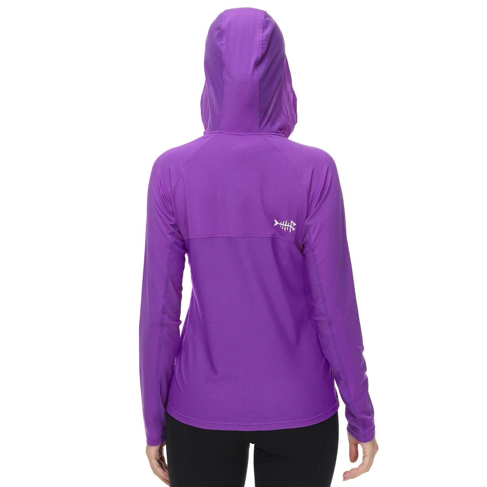 Women’s UPF 50  Long Sleeve Hoodie Half Zip Shirt