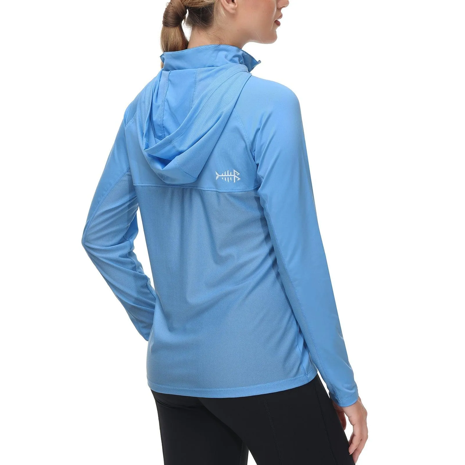 Women’s UPF 50  Long Sleeve Hoodie Half Zip Shirt